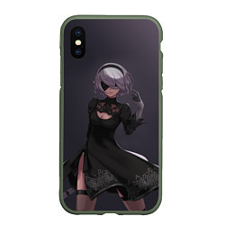 Чехол iPhone XS Max матовый Nier