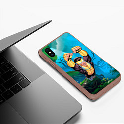 Чехол iPhone XS Max матовый Марк Грэйсон Неуязвимый, цвет: 3D-коричневый — фото 2