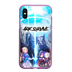 Чехол iPhone XS Max матовый Saint Ark