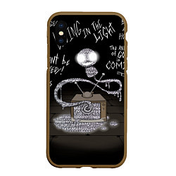 Чехол iPhone XS Max матовый The Binding of Isaac Dogma, цвет: 3D-коричневый