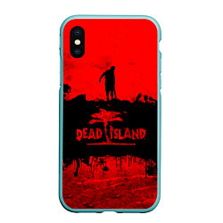 Чехол iPhone XS Max матовый Island of blood, цвет: 3D-мятный