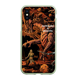 Чехол iPhone XS Max матовый Dungeons and Dragons Схватка