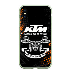 Чехол iPhone XS Max матовый KTM MOTORCYCLES КТМ МОТОЦИКЛЫ