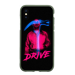 Чехол iPhone XS Max матовый DRIVE