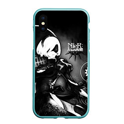 Чехол iPhone XS Max матовый 2B Nier: Automata