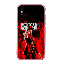 Чехол iPhone XS Max матовый RDR John Marston