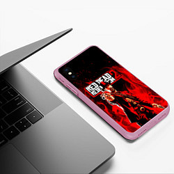 Чехол iPhone XS Max матовый RDR John Marston, цвет: 3D-розовый — фото 2