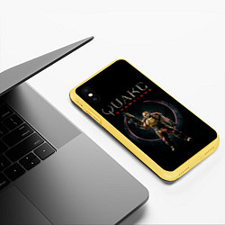 Чехол iPhone XS Max матовый Десантник червоточины, цвет: 3D-желтый — фото 2