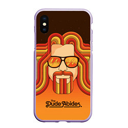 Чехол iPhone XS Max матовый The Dude Abides