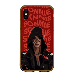 Чехол iPhone XS Max матовый Love Death And Robots Sonnie, цвет: 3D-коричневый