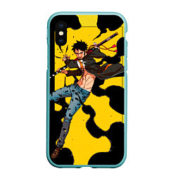 Чехол iPhone XS Max матовый Трафальгар Ло из One Piece