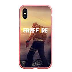 Чехол iPhone XS Max матовый FREEFIRE БЕЙСЕР Z, цвет: 3D-баблгам