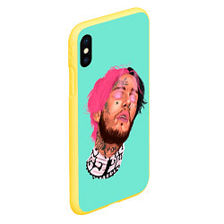 Чехол iPhone XS Max матовый Magic Lil Peep, цвет: 3D-желтый — фото 2