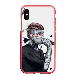 Чехол iPhone XS Max матовый Blind Lil Peep