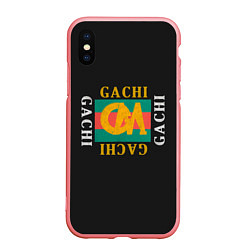 Чехол iPhone XS Max матовый ГачиМучи, цвет: 3D-баблгам