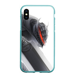 Чехол iPhone XS Max матовый Anime Berserk, цвет: 3D-мятный