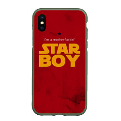 Чехол iPhone XS Max матовый The Weeknd - Star Boy