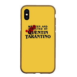 Чехол iPhone XS Max матовый Quentin Tarantino