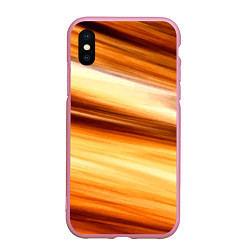 Чехол iPhone XS Max матовый Сахара!, цвет: 3D-розовый