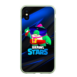 Чехол iPhone XS Max матовый Базз Buzz Brawl Stars