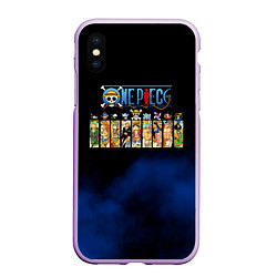 Чехол iPhone XS Max матовый Пират Соломенной Шляпы One Piece