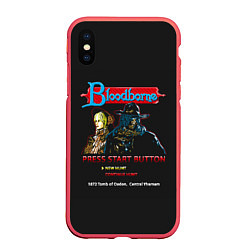 Чехол iPhone XS Max матовый Bloodborne 8 bit