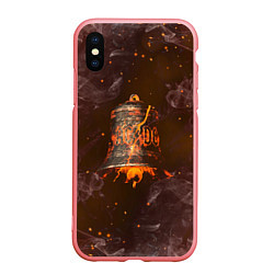 Чехол iPhone XS Max матовый ACDC HELLS BELLS Z