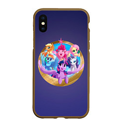 Чехол iPhone XS Max матовый Pony team