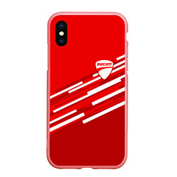 Чехол iPhone XS Max матовый DUCATI ДУКАТИ