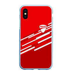 Чехол iPhone XS Max матовый DUCATI ДУКАТИ