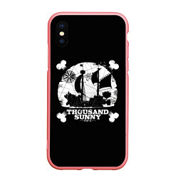 Чехол iPhone XS Max матовый One Piece team