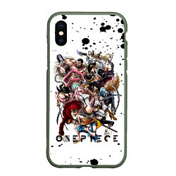 Чехол iPhone XS Max матовый Пираты One Piece Большой куш