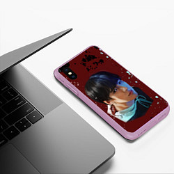 Чехол iPhone XS Max матовый MX MONSTA X Z, цвет: 3D-сиреневый — фото 2