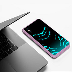 Чехол iPhone XS Max матовый DEAD SPACE АЙЗЕК КЛАРК, цвет: 3D-сиреневый — фото 2