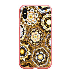 Чехол iPhone XS Max матовый Калейдоскоп детства, цвет: 3D-баблгам