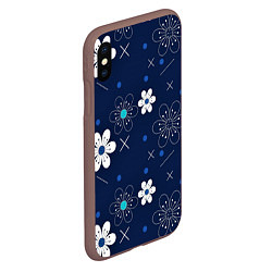Чехол iPhone XS Max матовый Ночная поляна, цвет: 3D-коричневый — фото 2
