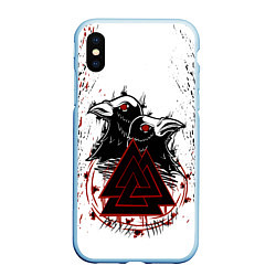 Чехол iPhone XS Max матовый VALKNUT RUNES Z