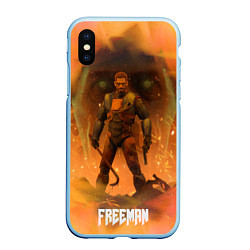 Чехол iPhone XS Max матовый FREEMAN GMAN HALF-LIFE Z