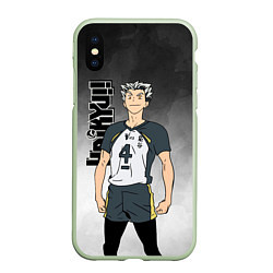 Чехол iPhone XS Max матовый Котаро Бокуто Bokuto Kotaro