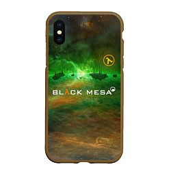 Чехол iPhone XS Max матовый BLACK MESA HALF-LIFE Z