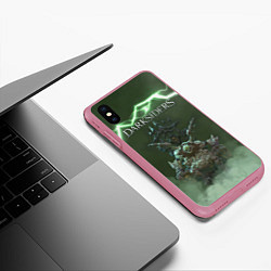 Чехол iPhone XS Max матовый Darksiders Гнев Войны Z, цвет: 3D-малиновый — фото 2