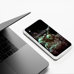 Чехол iPhone XS Max матовый Гнев Войны Darksiders Z, цвет: 3D-белый — фото 2