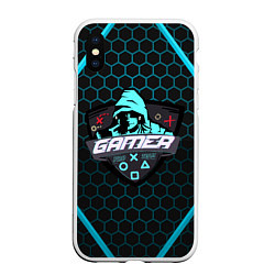 Чехол iPhone XS Max матовый GAMER ГЕЙМЕР