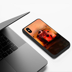 Чехол iPhone XS Max матовый Агата Кристи OPIUM, цвет: 3D-черный — фото 2