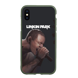 Чехол iPhone XS Max матовый LINKIN PARK ЛИНКИН ПАРК Z