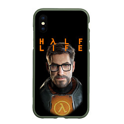 Чехол iPhone XS Max матовый HALF-LIFE FREEMAN ФРИМАН Z