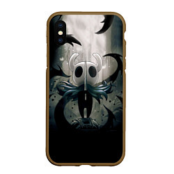 Чехол iPhone XS Max матовый Hollow Knight, цвет: 3D-коричневый