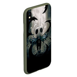 Чехол iPhone XS Max матовый Hollow Knight, цвет: 3D-темно-зеленый — фото 2