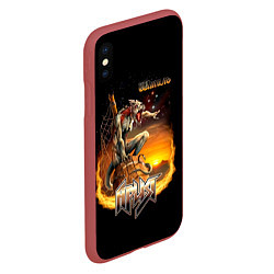Чехол iPhone XS Max матовый Ария Штиль, цвет: 3D-красный — фото 2