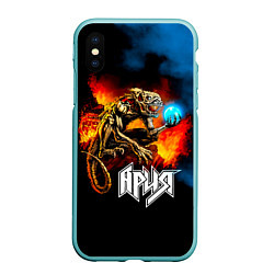 Чехол iPhone XS Max матовый Ария - Химера